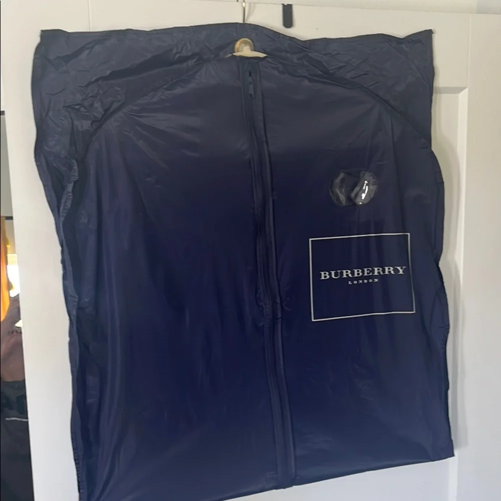 Burberry Navy Garment Bag